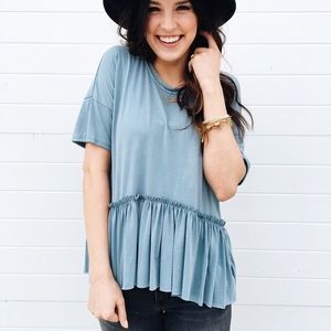 Roolee peplum top